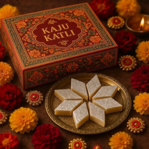 Kaju Katli box from Lakshmi Sweets Madurai
