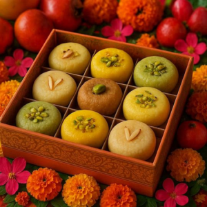 Fresh sweet milk peda from Lakshmi Sweets Madurai